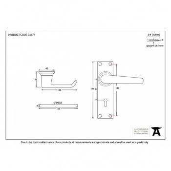 Black Deluxe Lever Lock Set