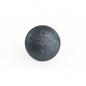 Black Beaten Cupboard Knob - Large