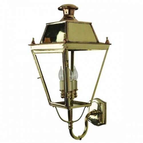 Limehouse Balmoral Wall Light (Large) With Three Light Cluster