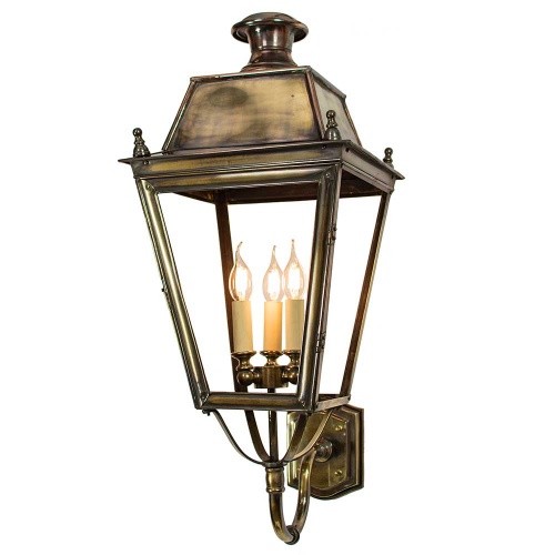 Limehouse Balmoral Wall Light (Large) With Three Light Cluster