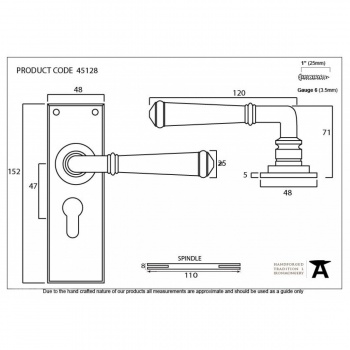 Pewter Regency Lever Euro Lock Set