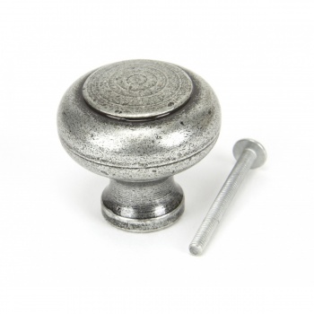 Pewter Regency Cupboard Knob - Large