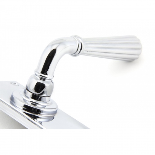 Polished Chrome Hinton Lever Lock Set