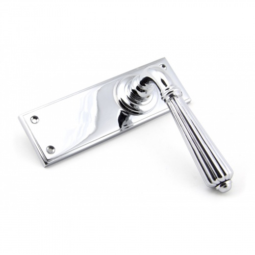 Polished Chrome Hinton Lever Latch Set