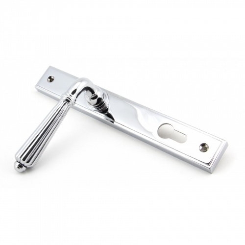 Polished Chrome Hinton Slimline Lever Espag. Lock Set