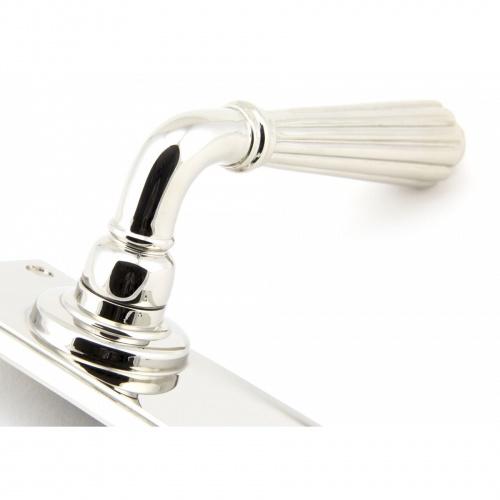 Polished Nickel Hinton Lever Lock Set