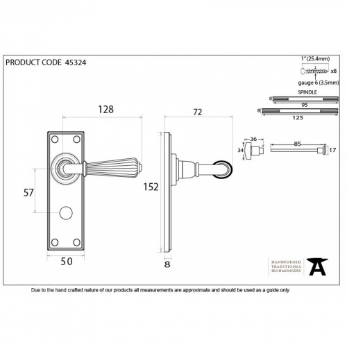 Polished Nickel Hinton Lever Bathroom Set