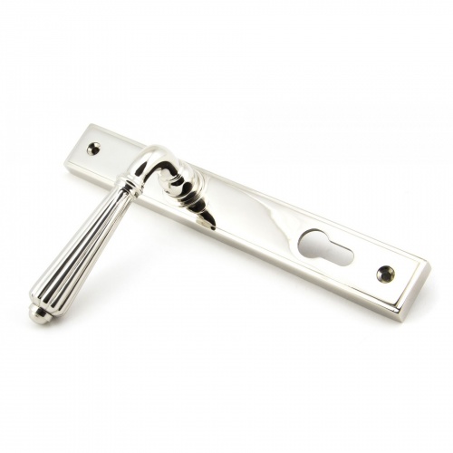 Polished Nickel Hinton Slimline Lever Espag. Lock Set