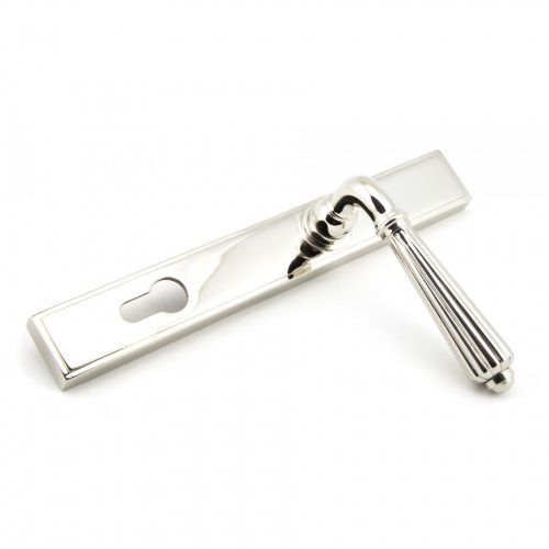 Polished Nickel Hinton Slimline Lever Espag. Lock Set