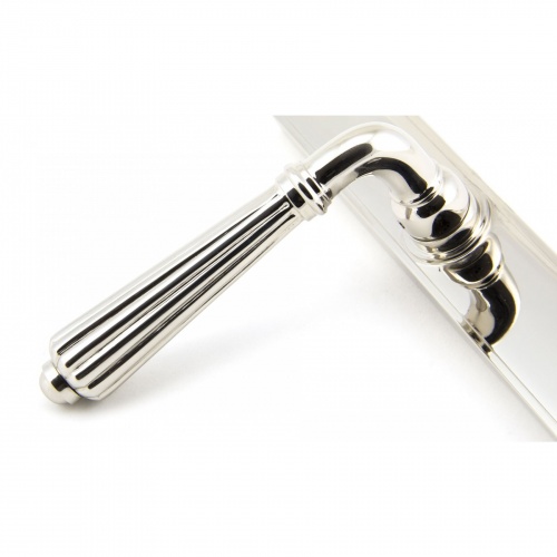 Polished Nickel Hinton Slimline Lever Espag. Lock Set