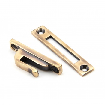 Polished Bronze Locking Hinton Fastener