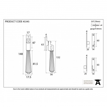 Polished Chrome Night-Vent Locking Hinton Fastener