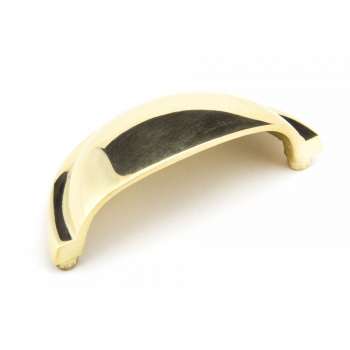 Polished Brass Regency Concealed Drawer Pull