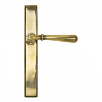 Aged Brass Newbury Slimline Lever Latch Set