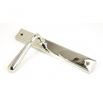 Polished Nickel Newbury Slimline Lever Latch Set