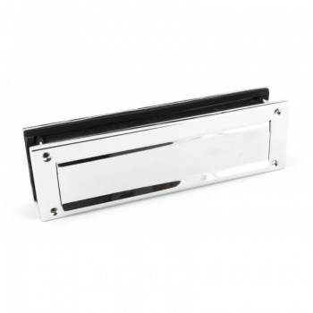 Polished Chrome Traditional Letterbox