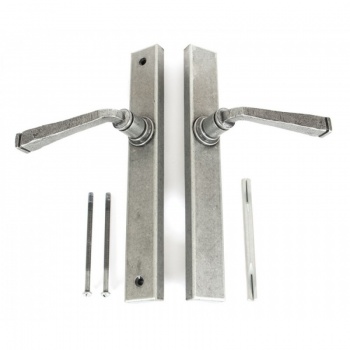 Pewter Avon Slimline Lever Latch Set