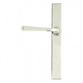 Polished Nickel Avon Slimline Lever Latch Set