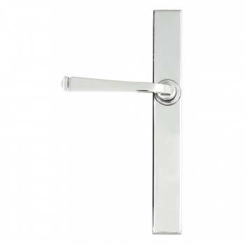 Polished Chrome Avon Slimline Lever Latch Set