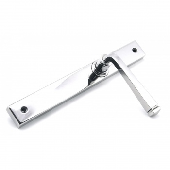 Polished Chrome Avon Slimline Lever Latch Set