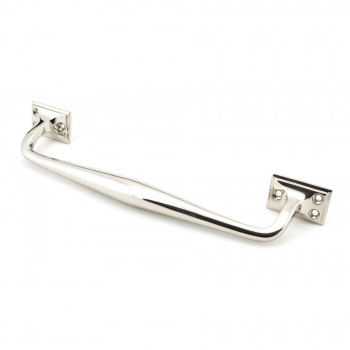 Polished Nickel 300mm Art Deco Pull Handle