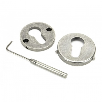 Pewter 52mm Regency Concealed Escutcheon