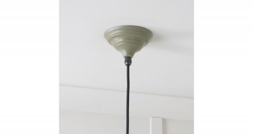 Hammered Nickel Harborne Pendant in Tump