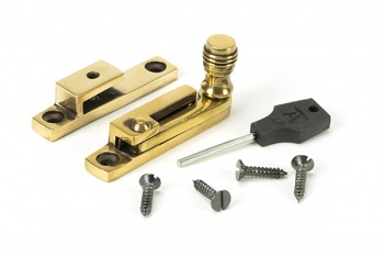 Aged Brass Prestbury Quadrant Fastener - Narrow