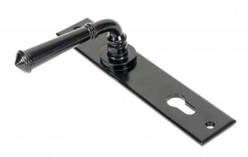 Black Regency Lever Espag. Lock Set