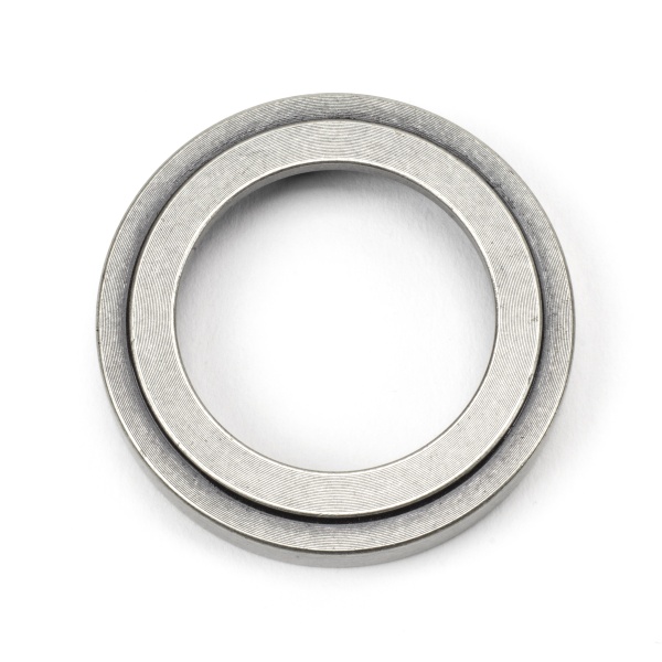 Pewter Round Escutcheon (Art Deco Rose)