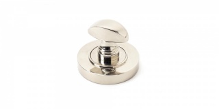 Polished Nickel Round Thumbturn Set (Plain)