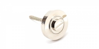 Polished Nickel Round Thumbturn Set (Plain)