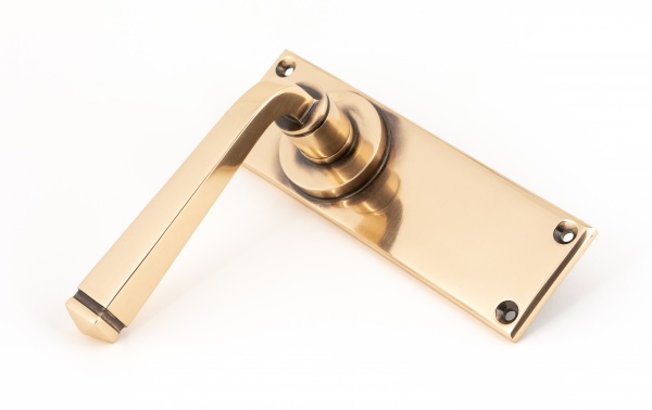 Polished Bronze Avon Lever Latch Set