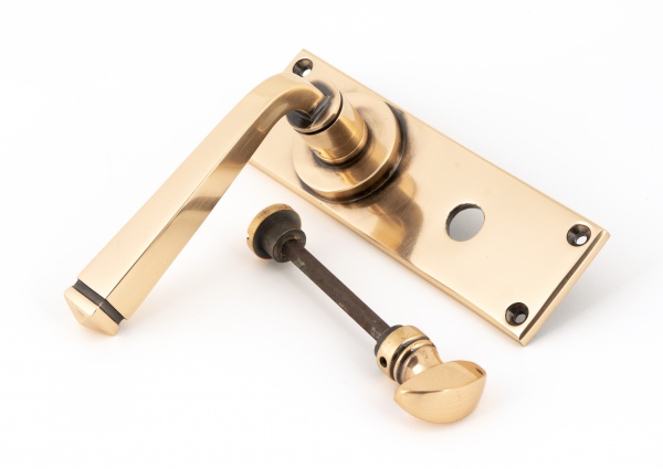 Polished Bronze Avon Lever Bathroom Set