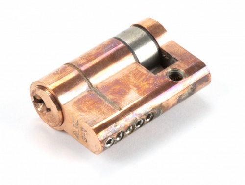 Polished Bronze 35/10 5pin Single Cylinder