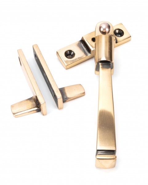 Polished Bronze Night-Vent Locking Avon Fastener