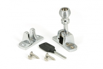 Polished Chrome Beehive Brighton Fastener (Radiused)