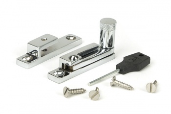 Polished Chrome Brompton Quadrant Fastener - Narrow