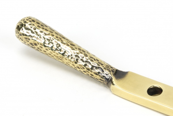 Aged Brass 8'' Hammered Newbury Stay