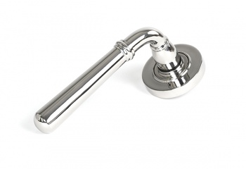 Polished Marine SS (316) Newbury Lever on Rose Set (Plain) - Unsprung