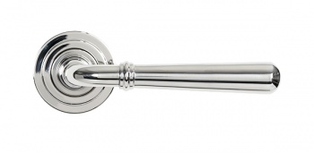 Polished Marine SS (316) Newbury Lever on Rose Set (Art Deco) - Unsprung