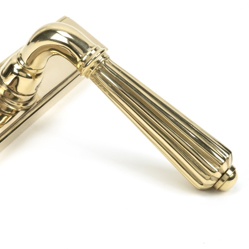 Polished Brass Hinton Slimline Lever Espag. Lock Set