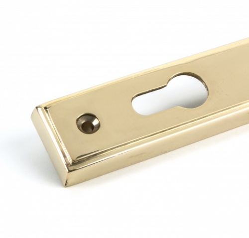 Polished Brass Hinton Slimline Lever Espag. Lock Set