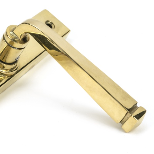 Polished Brass Avon Slimline Lever Espag. Lock Set