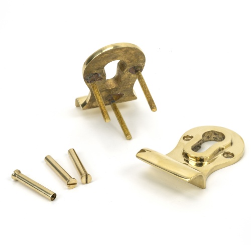 Polished Brass 50mm Euro Door Pull (Back to Back fixings)