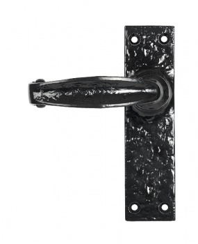 Black MF Lever Latch Set