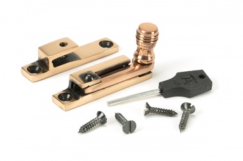 Polished Bronze Prestbury Quadrant Fastener - Narrow