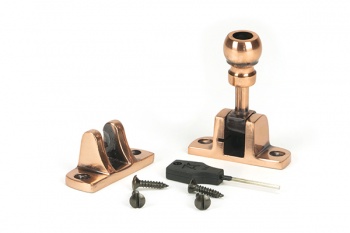 Polished Bronze Mushroom Brighton Fastener (Radiused)