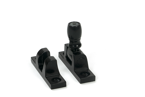 Black Mushroom Brighton Fastener - Narrow (Square)