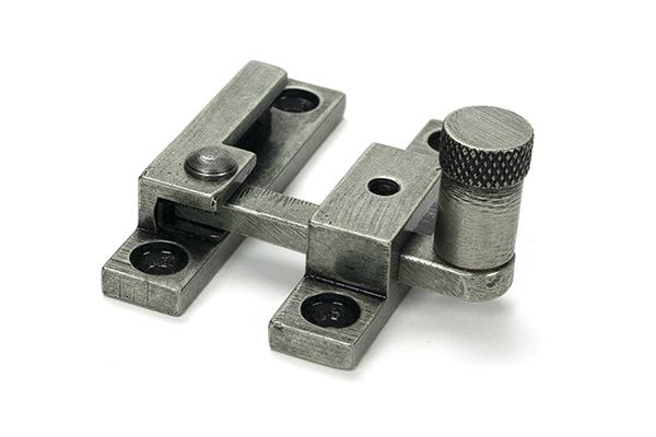 Pewter Brompton Quadrant Fastener - Narrow